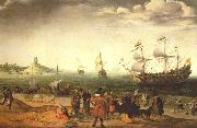 WILLAERTS, Adam Coastal Landscape with Ships china oil painting reproduction